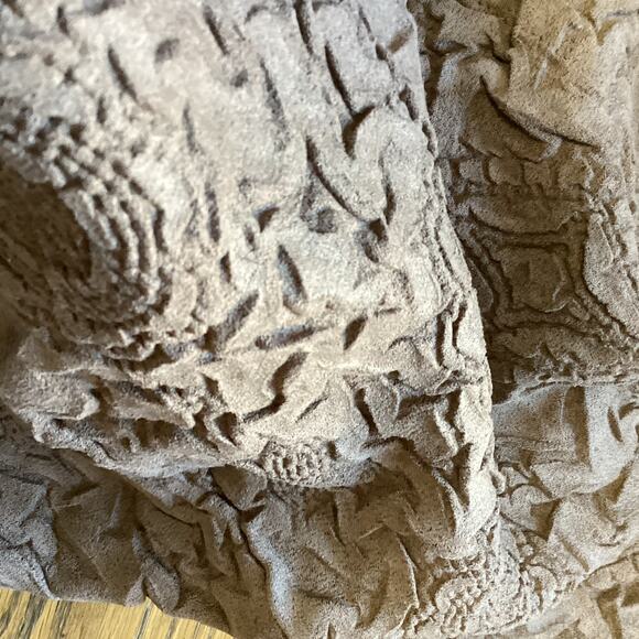 Chico’s Travelers Open Front Textured Blazer Jacket Bell Sleeves Size 2 (12/14) - Picture 11 of 13